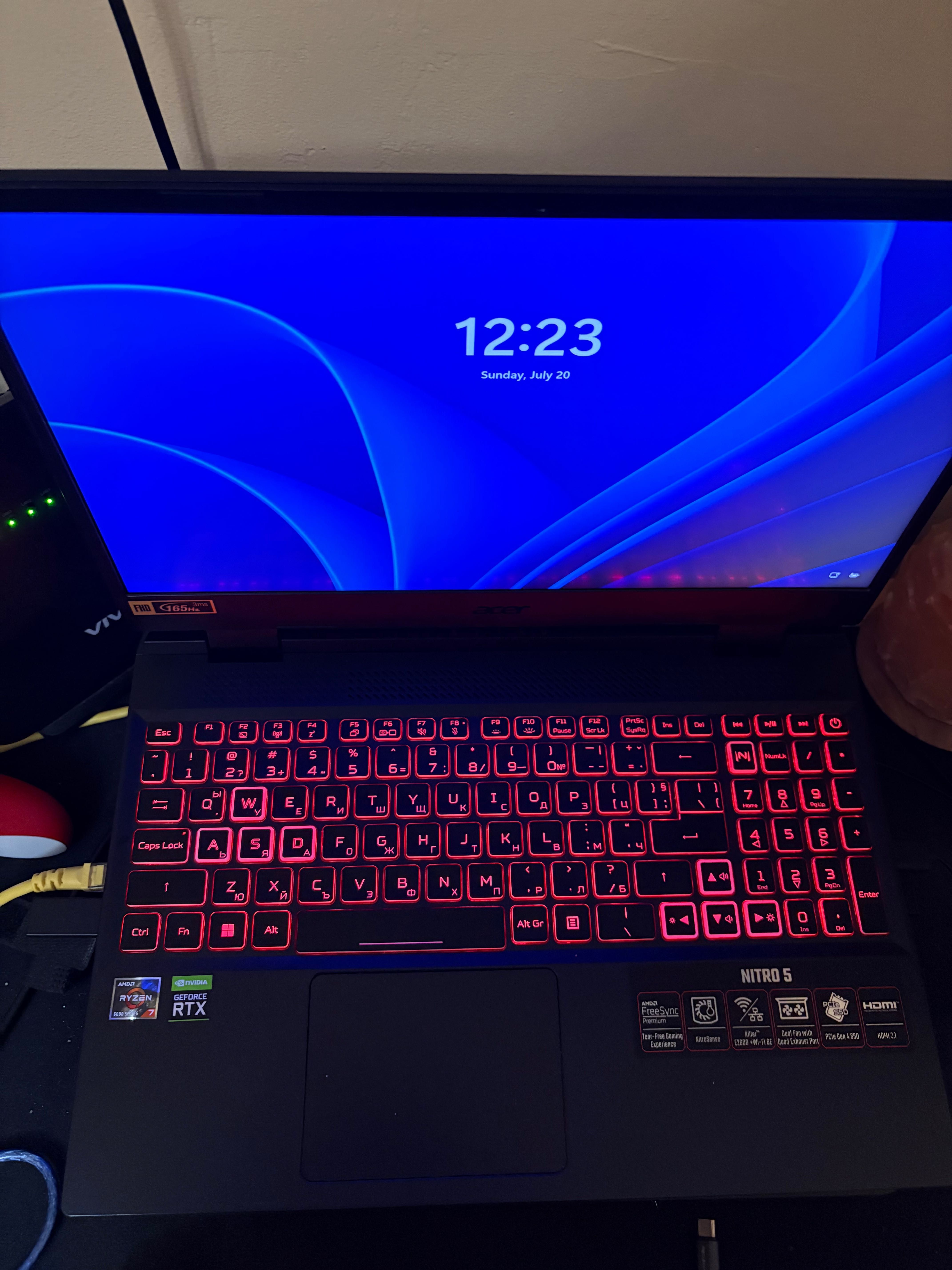 Acer Nitro AN515-46 Ryzen 7 6800h rtx 3060 6gb