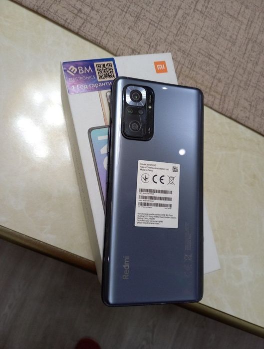 Redmi not 10pro 8 ga 128gb yangi