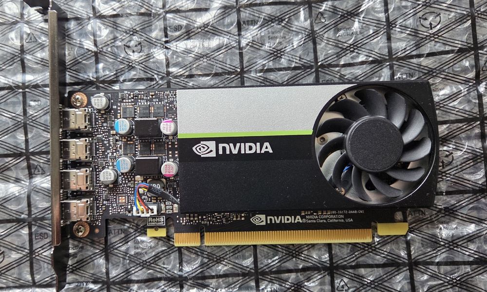 Placa video Nvidia Quadro T1000 8Gb DDR6 Full Profile !