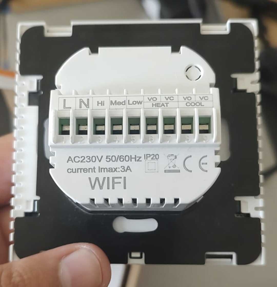 Termostat smart HYSEN HY603-WIFI-AC Tuya, ventiloconvertor TR GRATIS