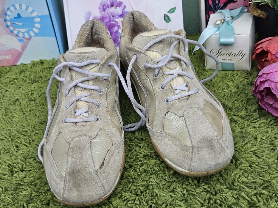 All Rounder немски кецове от кожа