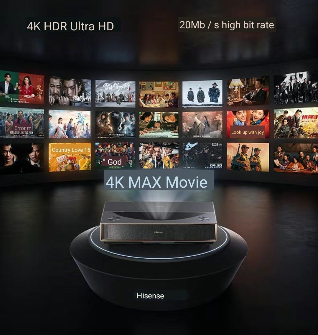 Hisense Starlight S1 Pro TV проектор 4K projector smart android