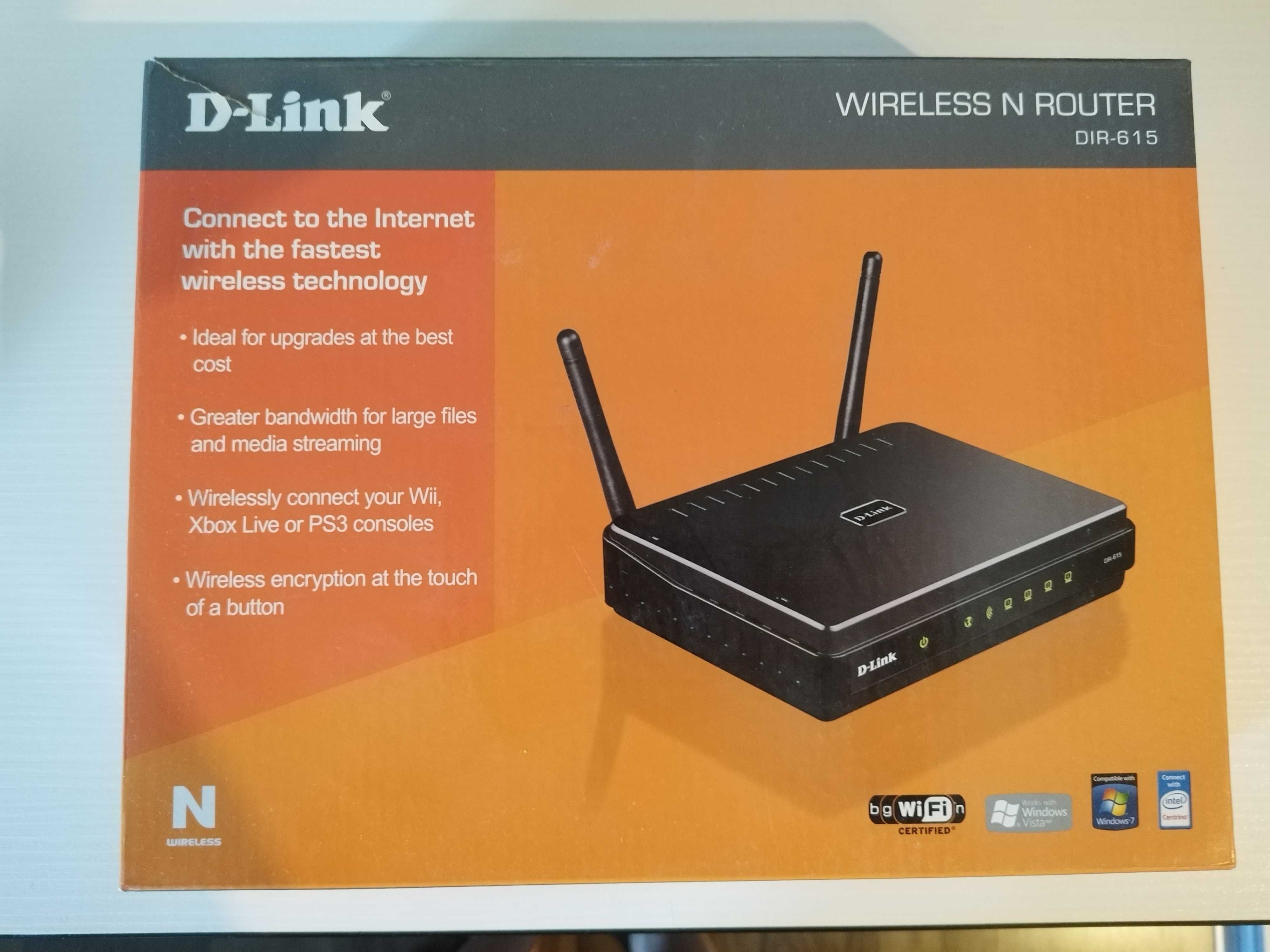 Рутер D-Link DIR-615 +подарък суич TP-Link TL-SF1008D, 200Mbps, 8Port