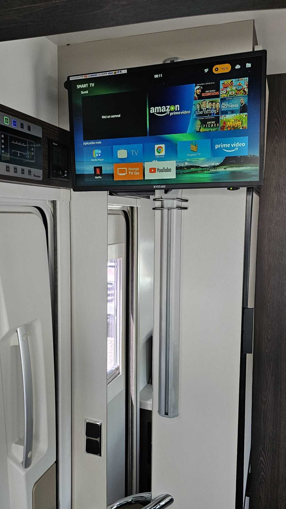RVSTARS TV Smart Camper Autorulote Rulote,Full HD,60 cm,12-220V, NOU