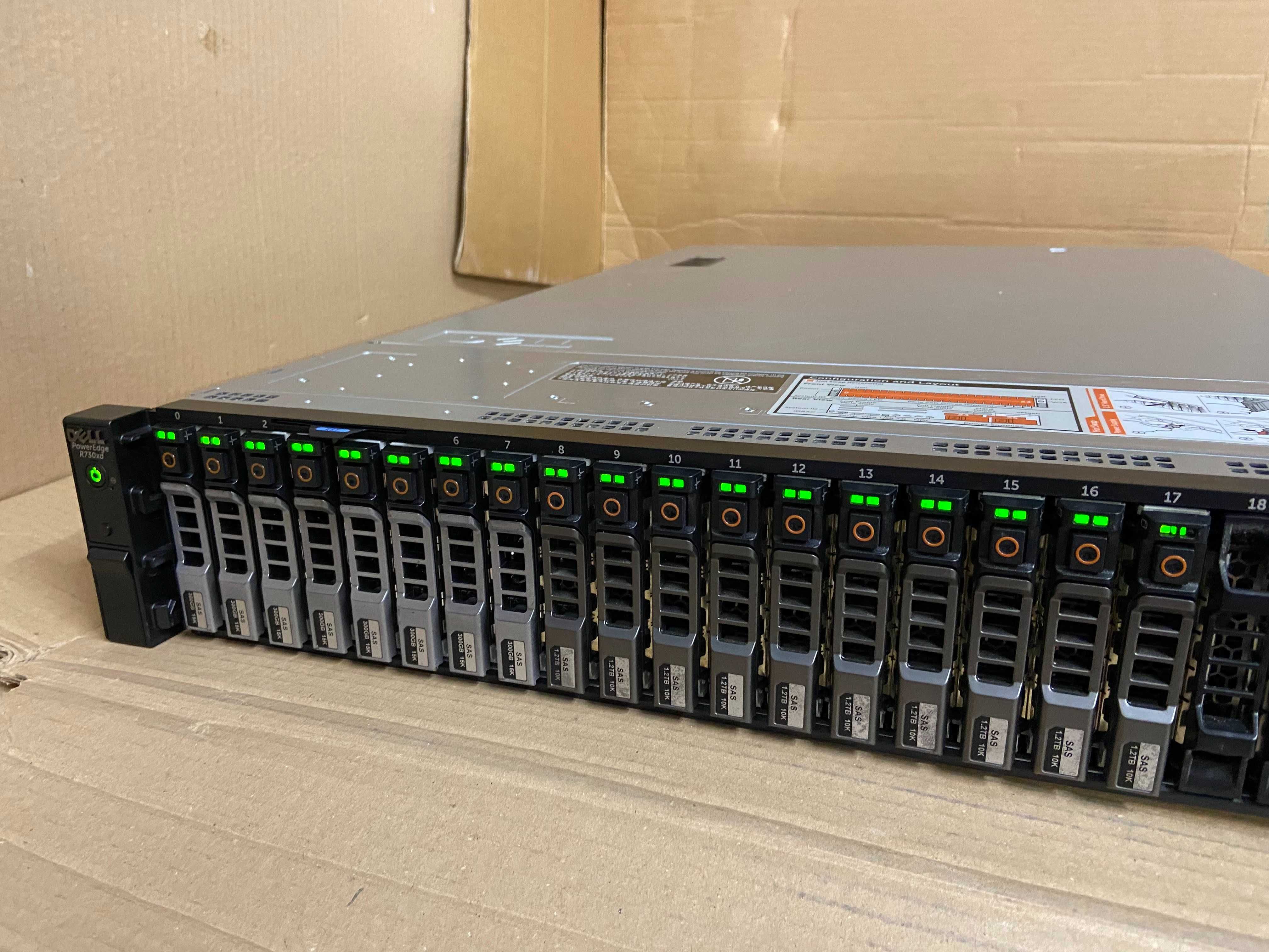 Dell R730xd 2*Xeon E5-2650v3, 128GB DDR4, 10.8TB HDD, BOSS-S1, TrueNAS