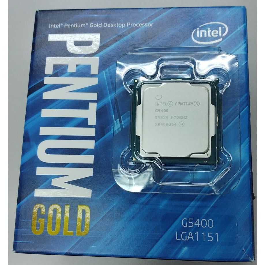 Процесор intel Pentium Gold G5400, 2C/2T, 3.7GHz, 4MB