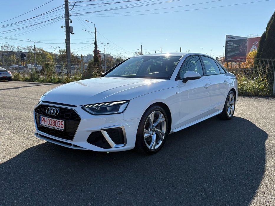 Audi A4 40 TDI 204 Cp,quattro S tronic S-line,An model 2021 cu dotări premium