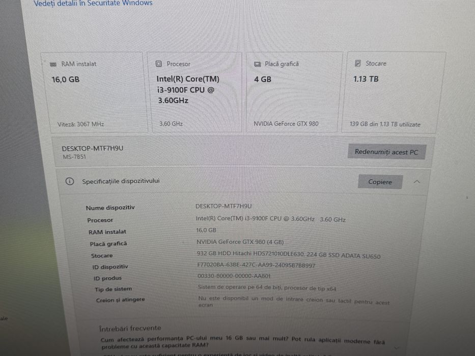 Vand pc gaming ! Slatina Olt