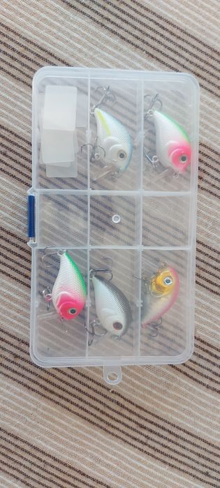 Нови 5бр воблери за спининг риболов, воблер, примамки