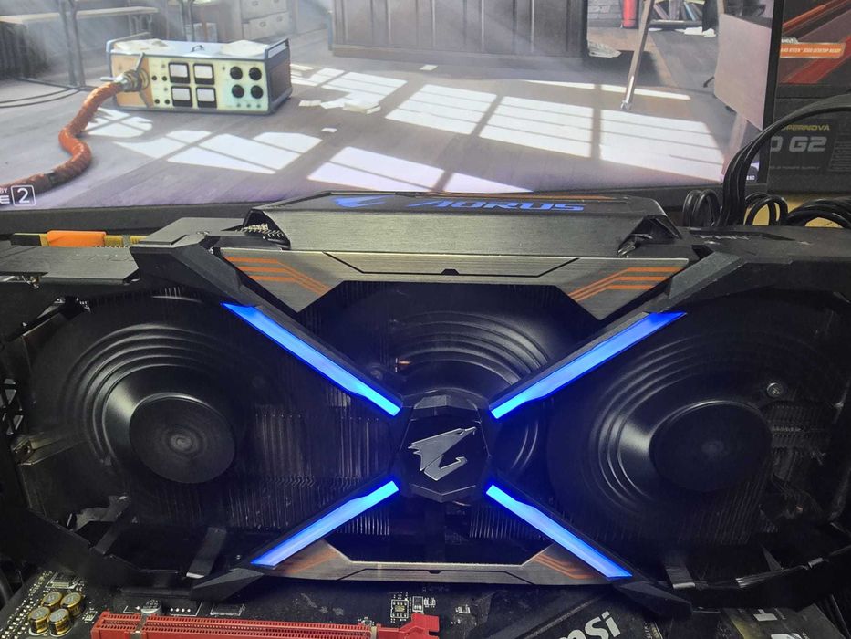 Placa video GIGABYTE AORUS GeForce GTX 1080 Ti 11GB DDR5X 352-bit