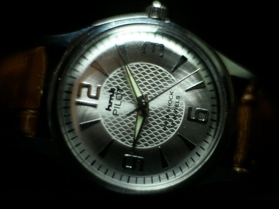 Ceas mecanic hmt Pilot 17 jewels