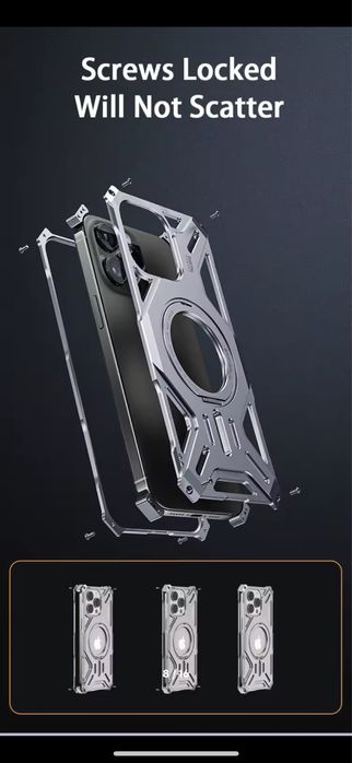 Husa iphone 13/14 pro, aluminiu , noua !!!