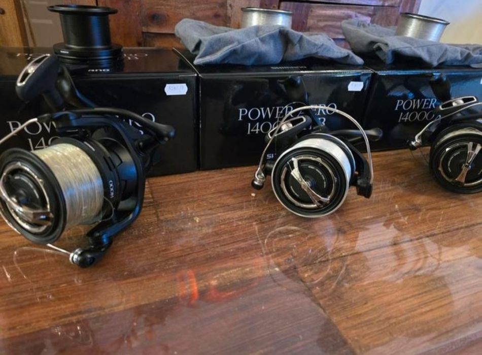 Продавам 3 броя Shimano Power Aero 14000 XTB
