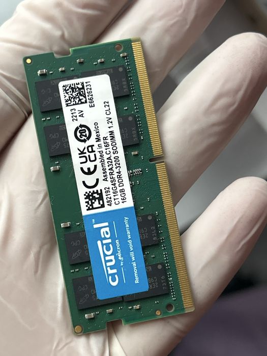 Memorie RAM laptop Crucial 16GB DDR4 3200MHz SODIMM