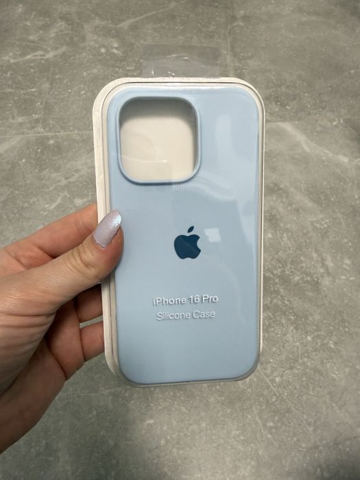 Husa iphone 16pro- albastru