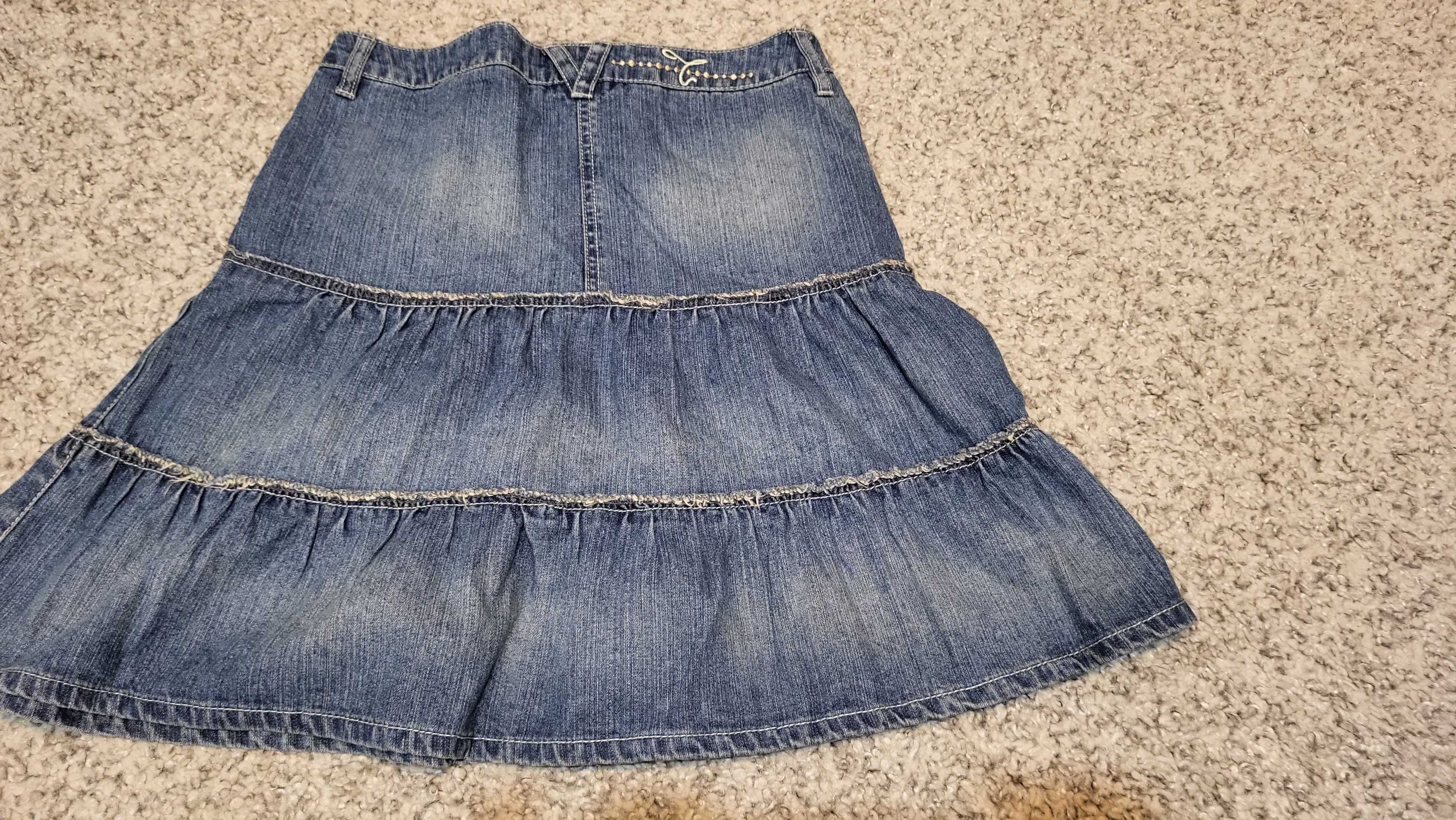 Fusta jeans albastru
