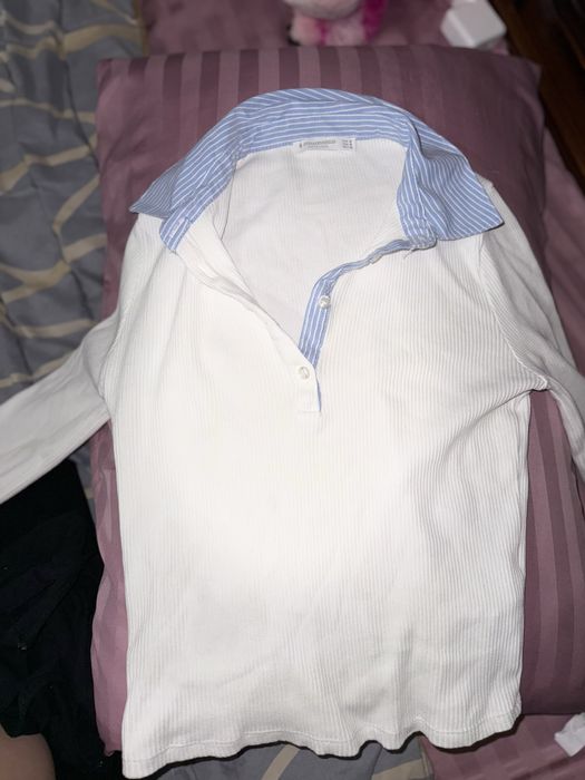 Кофта белая страдивариус