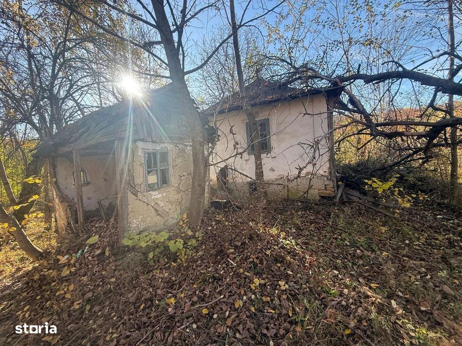 Teren langa pădure 6400mp+casa demolabila-deschidere 35 ml