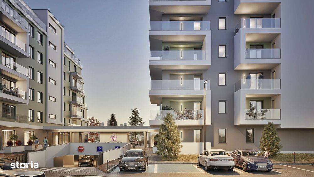 Ansamblu nou si privat, 2 camere , aproape de autobuz, spatii verzi