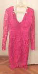 Rochie superba de ocazie din dantela rosie  de matase Atmosphere 36/38