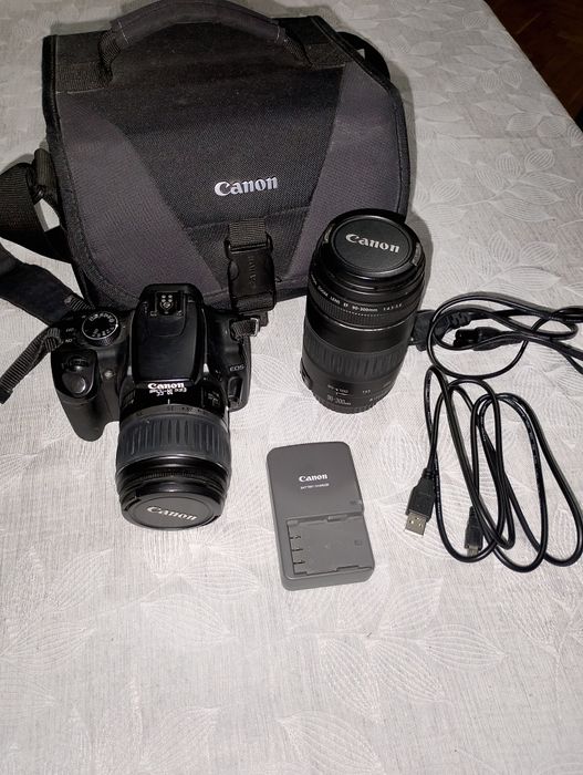 Canon eos 350D с 2 обектива