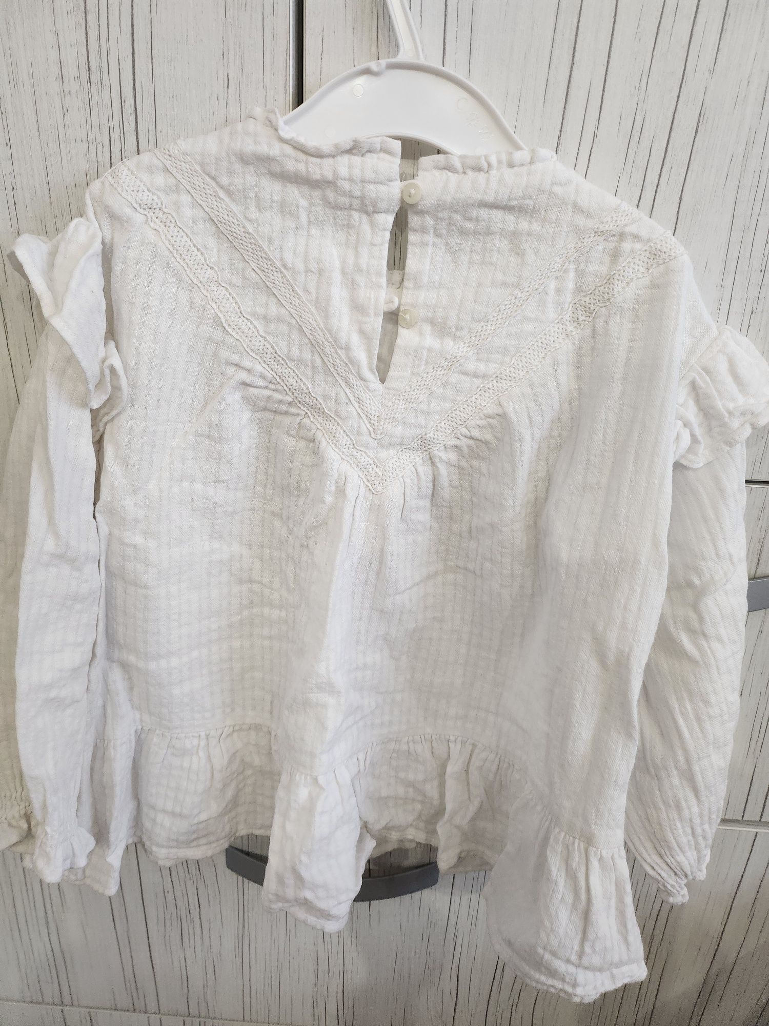 Риза и рокля Zara 5-6г