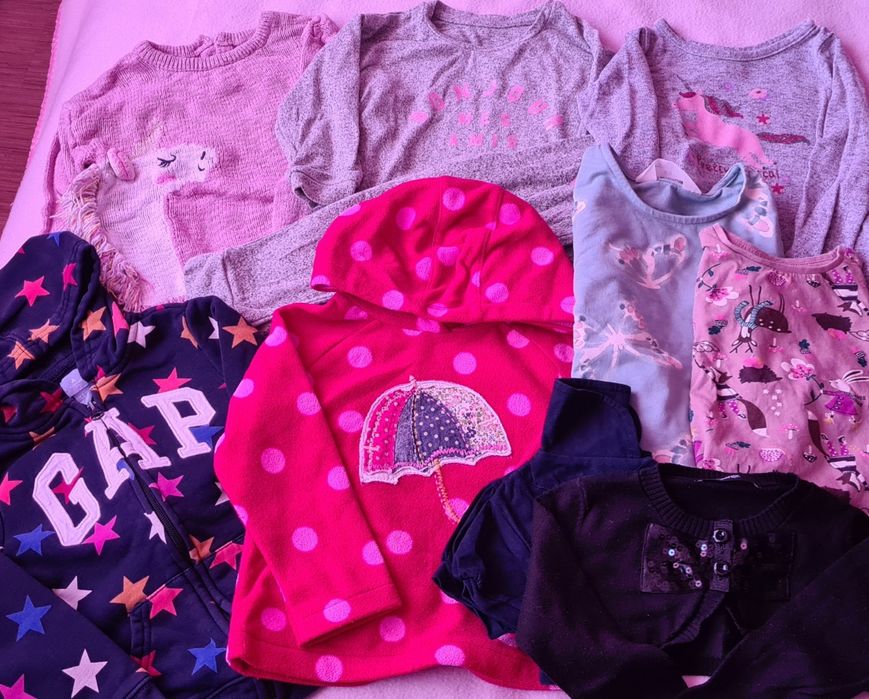 Всички дрешки за 200лв. Дрешки за момиченце next,beneton,n&m,George