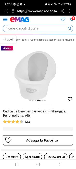 cadita Shnuggle nounascut