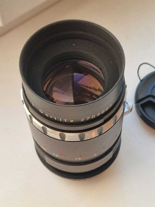 Exa Exakta Meyer-Optik Görlitz Alu Trioplan 2.8/100