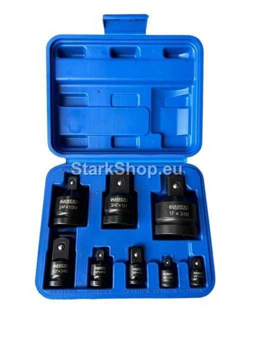 Ударни Адаптери – Преходници за Гедоре 8 части Cr-v Хром-ванадии HAWEK
