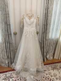 Платье свадебное 55 тыс тг