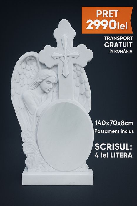 Monumete funerare, transport gratis