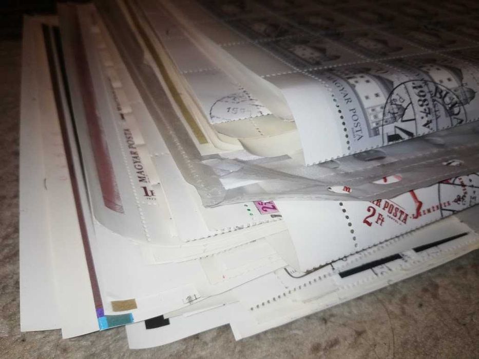 vand timbre,100 de coli diferite,timbre unguresti