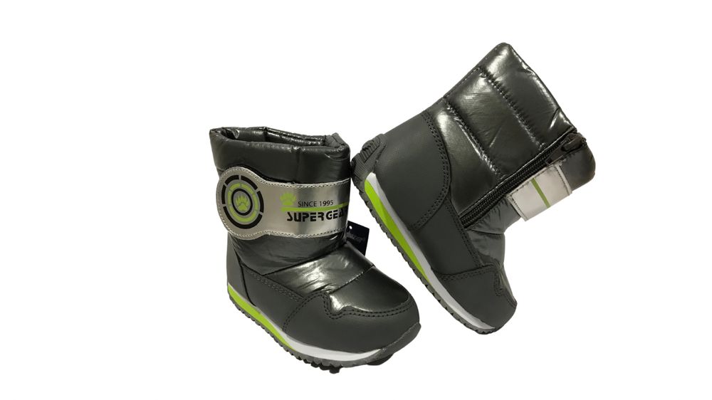 Бебешки апрески в сиво и синьо-1089