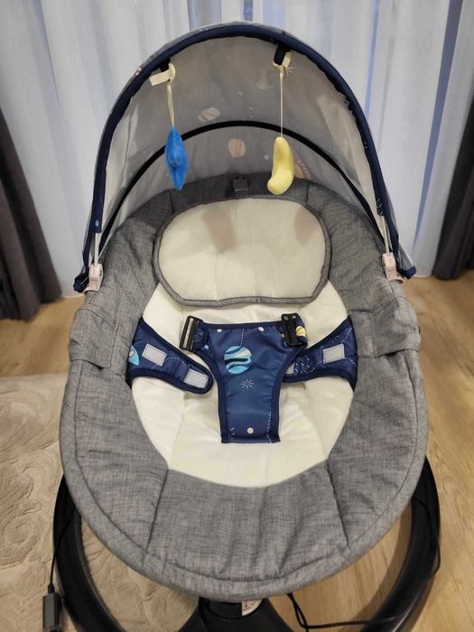 Balansoar/Leagan Electric pentru Bebelusi cu usb si Bluetooth