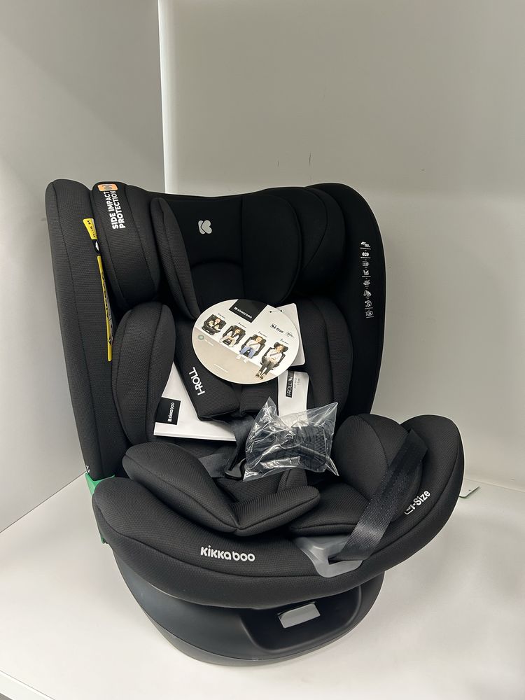 НОВ МОДЕЛ! Столчета за кола i-Roll i-size isofix 360 въртене КРАШ ТЕСТ