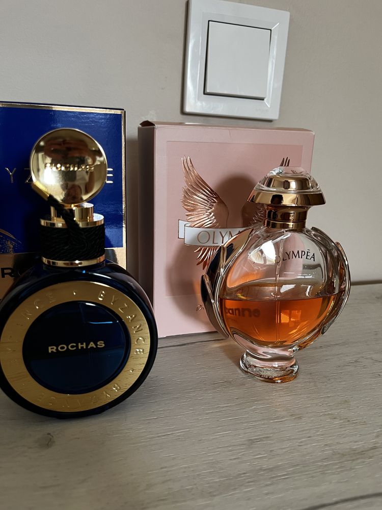 Olympea Paco Rabanne, Byzance Rochas, Burberry London парфюми за жени
