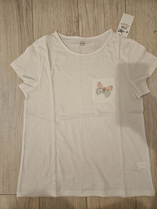 Tricouri / bluze  Zara, Reserved, albe, 152 cm, 11ani, 3 bucati