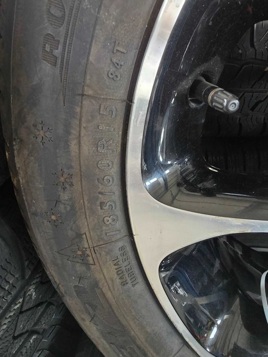 Jante Smart Forfour Fortwo Anvelope iarna noi  Dunlop 185 60 R15