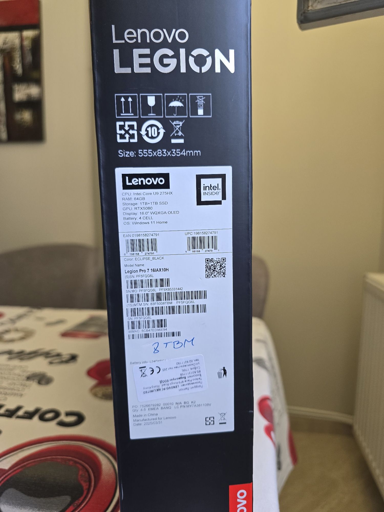 Lenovo LEGION PRO 7 Нов с Гаранция