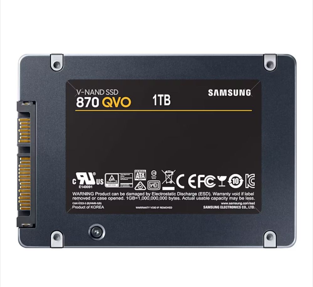 Solid State Drive (SSD) Samsung 870 QVO, 1TB, SATA III, 2.5"