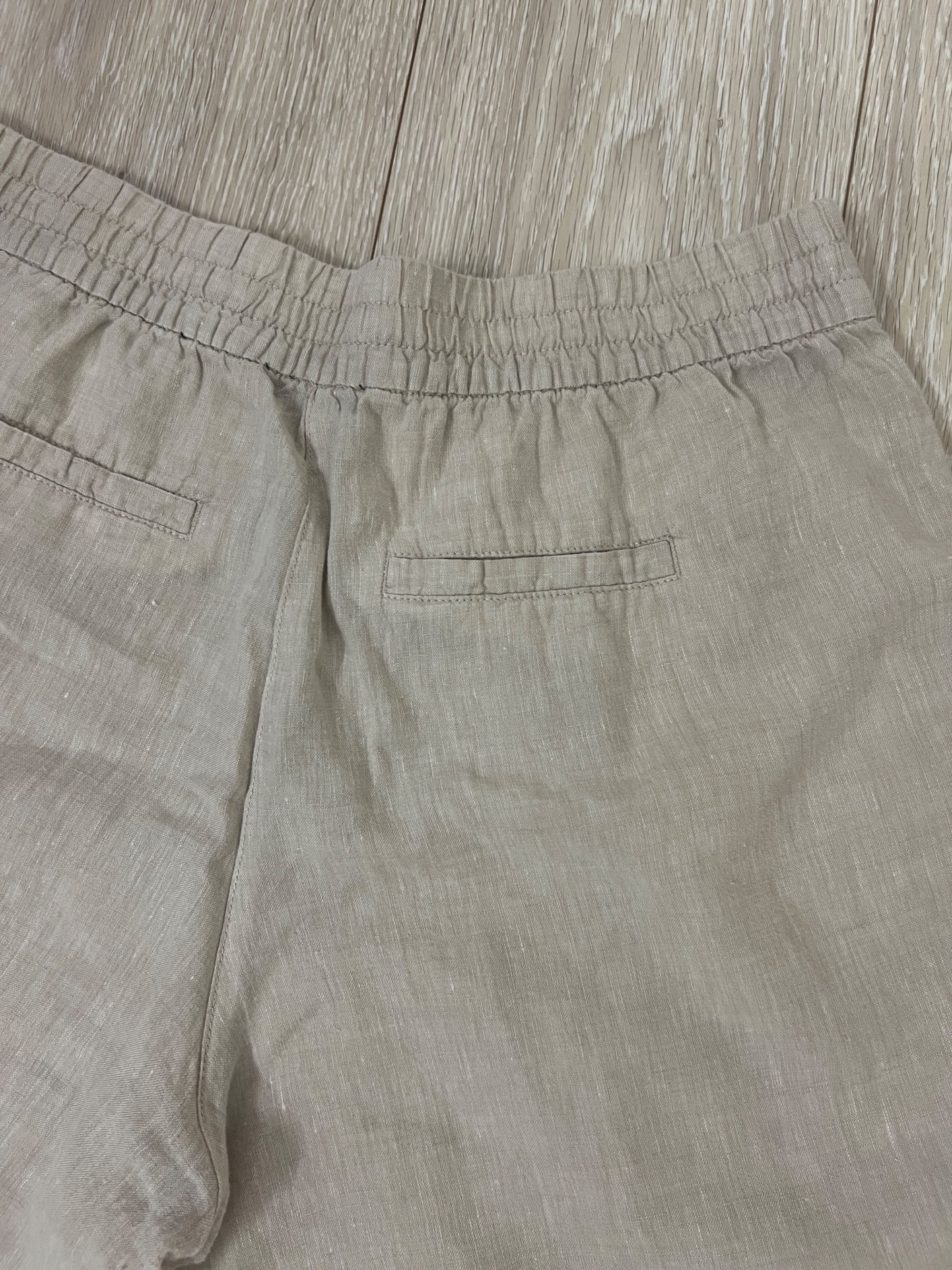 Fusta pantalon sau pantaloni scurti din in