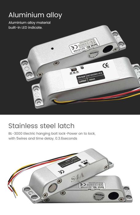 Sistem Control Access TTLOCK panou K2-2, IP66, bolt / magnet