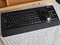 Kit Tastatura si Mouse Microsoft Desktop 3000, Wireless, Blue Track