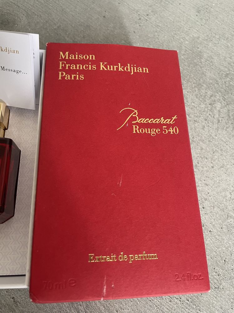 maison francis kurkdjian baccarat rouge 540 Парфюм
