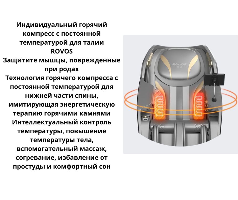 Массажное кресло Roves  24 програм 4д массаж
