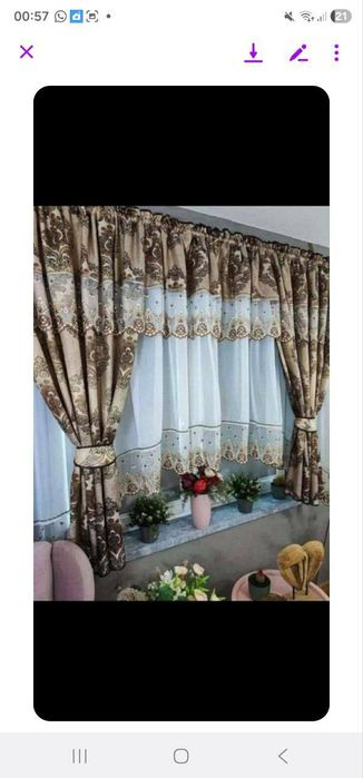 Perdele și draperii gata cusute