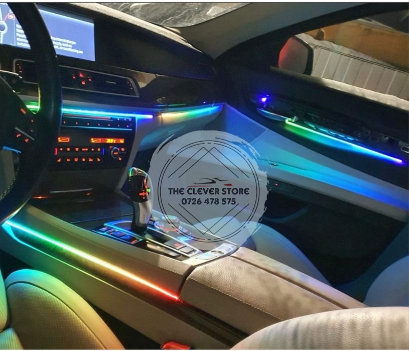 Kit Lumini Ambientale 18in1 cu Benzi Acrilice Symphony RGB Dinamice