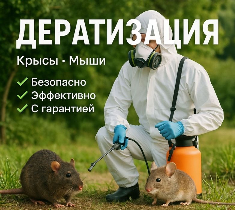 Дезинфекция Дератизация г Алматы