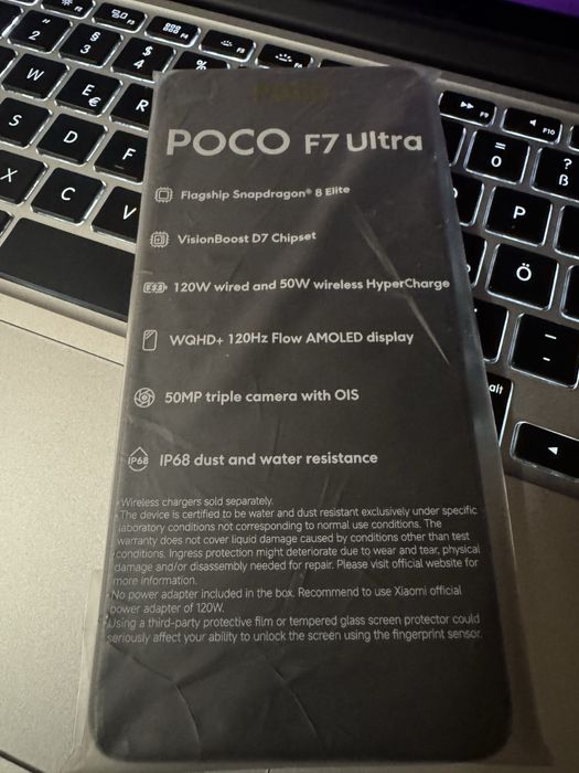 НОВ! Poco F7 Ultra 256GB Black